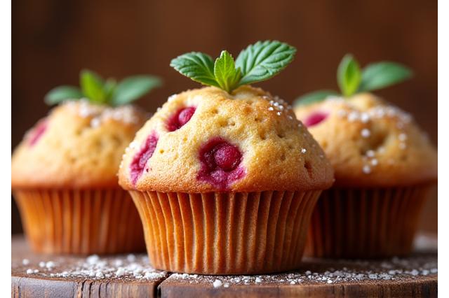 Assortment of freshly baked seasonal muffins